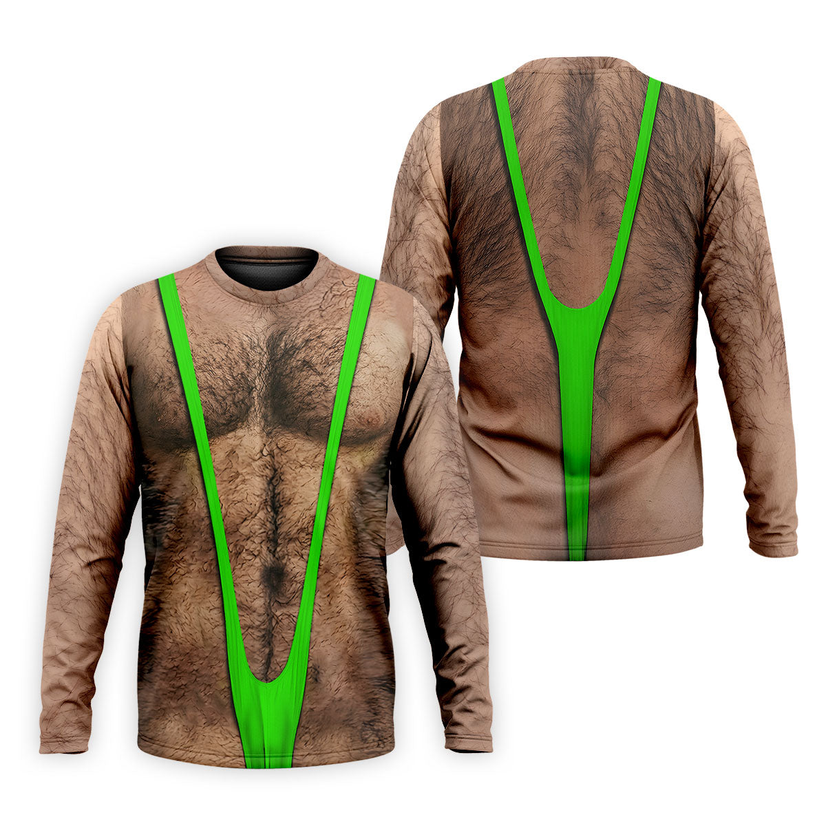 Funny Hairy Chest Green Suspender Golf Shirt, Funny Golf Shirt, Men's Golf Shirt, Polo Shirts For Men (Copy)