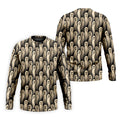 Halloween Ghost Pattern Golf Polo Shirt, Men's Golf Shirts, Hawaiian Golf Shirt