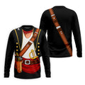 Swashbuckler Pirate Golf Shirt, Caribbean Captain Costume Pattern, Golf Shirt For Men