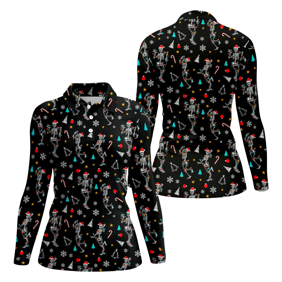 STYLE:Long Sleeve Polo Shirt