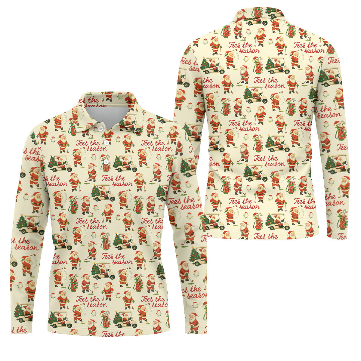 STYLE:Long Sleeve Polo Shirt