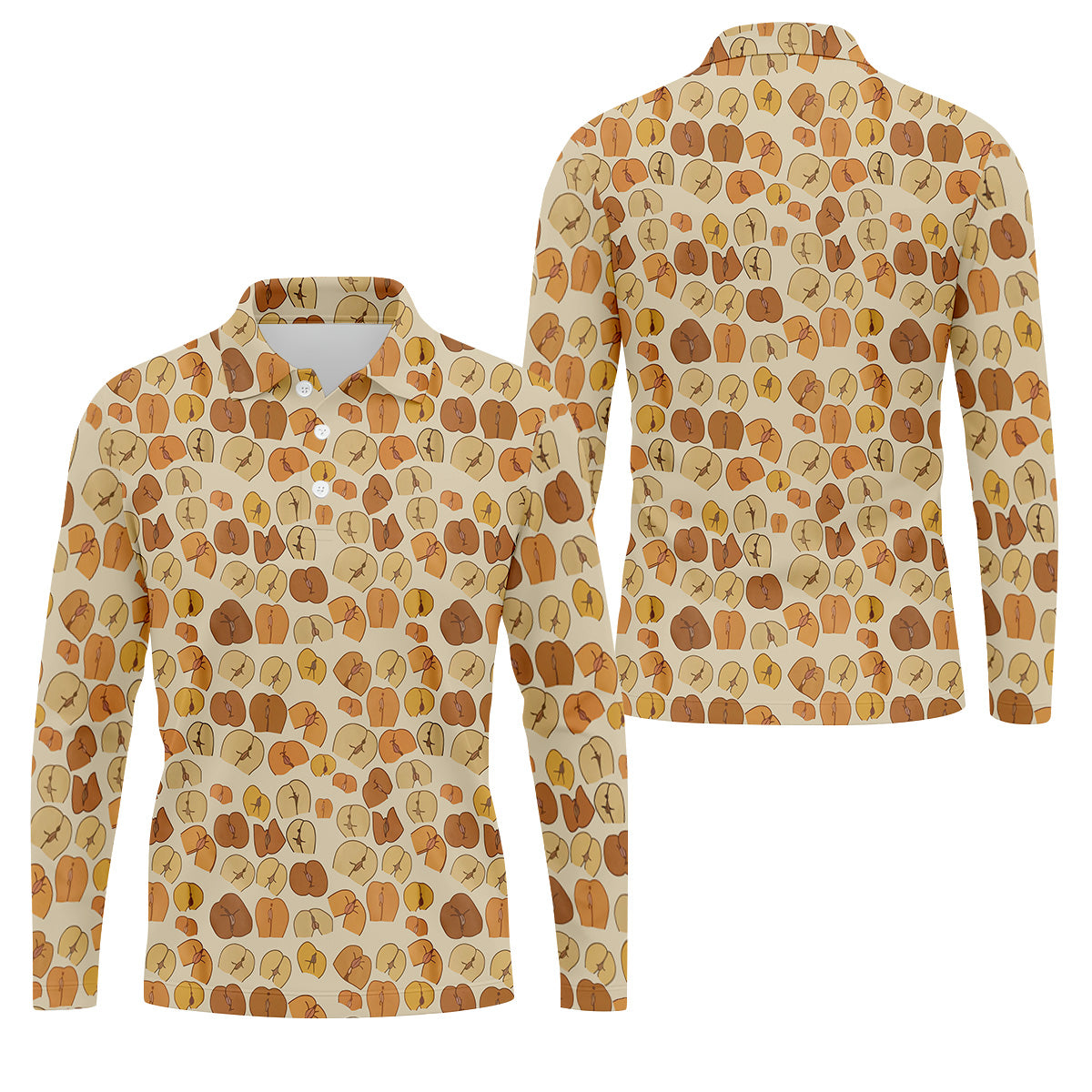 STYLE:Long Sleeve Polo Shirt
