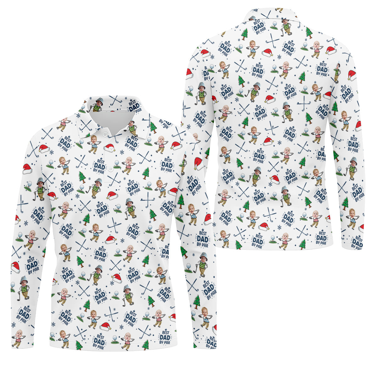 STYLE:Long Sleeve Polo Shirt