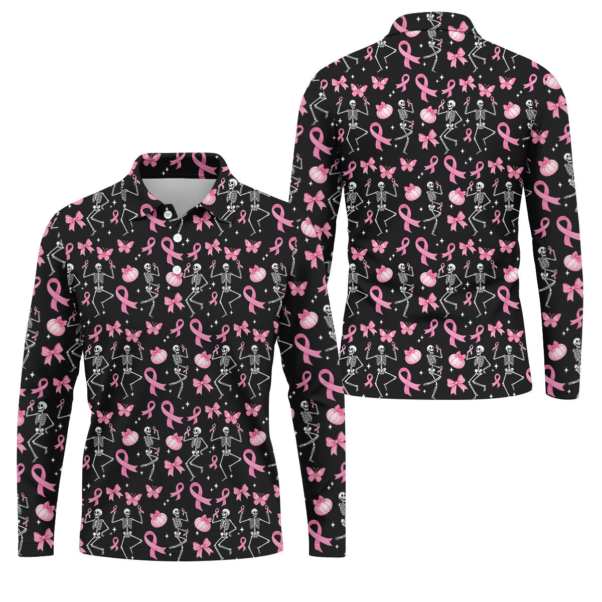 STYLE:Long Sleeve Polo Shirt
