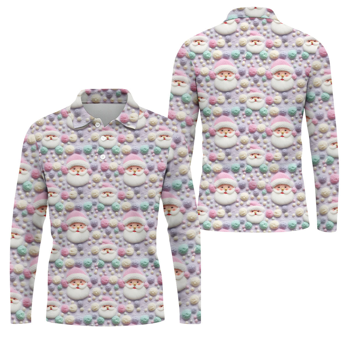 STYLE:Long Sleeve Polo Shirt