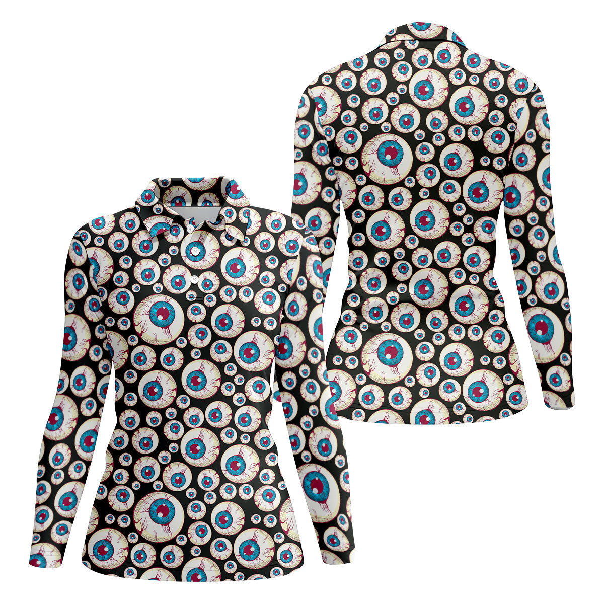 STYLE:Long Sleeve Polo Shirt