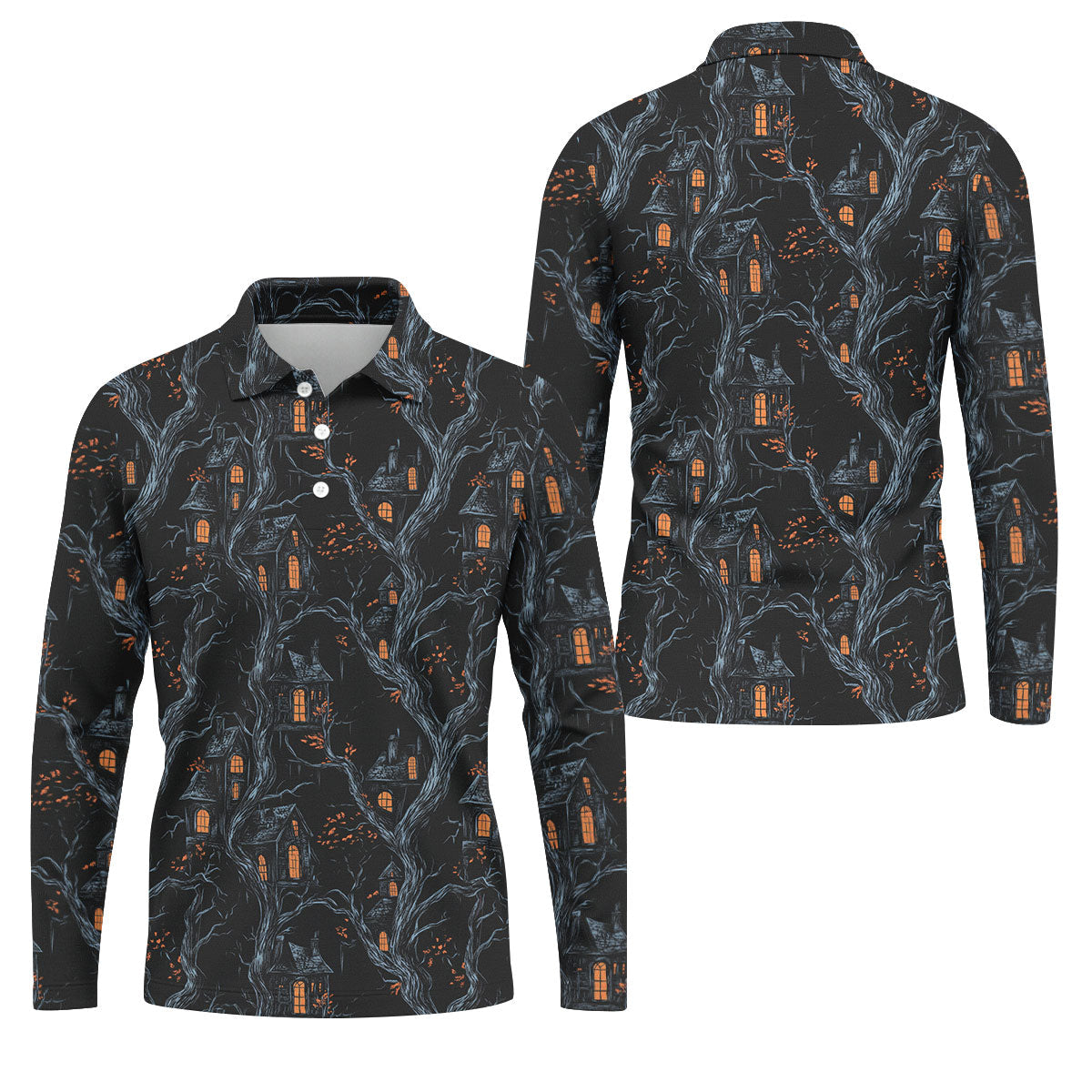 STYLE:Long Sleeve Polo Shirt