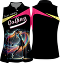 Colorful Swing Shirt, Golfing Custom Womens Golf Polo Shirt, Funny Golf Shirt, Gift For Golfers
