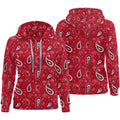 Paisley Bandana Funny Long Sleeve Polos Womens, Custom Ladies Golf Shirt