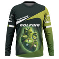 Heart Golf Custom Men's Golf Polo Shirt, Golfing Apparel, Mens Golf Gift