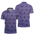Hitchhiking Ghosts Men's Golf Polo Shirt, Halloween Golfing Apparel, Mens Golf Gift