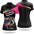 Colorful Swing Shirt, Golfing Custom Womens Golf Polo Shirt, Funny Golf Shirt, Gift For Golfers