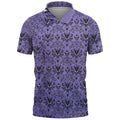 Hitchhiking Ghosts Men's Golf Polo Shirt, Halloween Golfing Apparel, Mens Golf Gift
