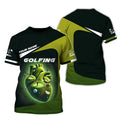 Heart Golf Custom Men's Golf Polo Shirt, Golfing Apparel, Mens Golf Gift