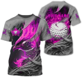 Pink Phoenix Custom Golf Polo Shirt, Golf Apparel, Golf Gift For Men