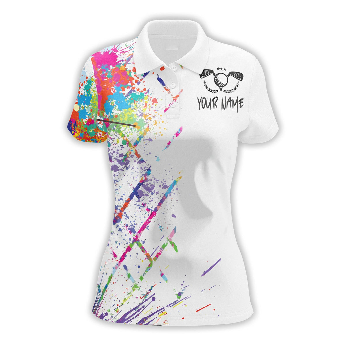 Swing Swear Drink Repeat Custom Womens Golf Polo Shirt, Golfing Apparel, Womens Golf Gifts