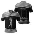 Personalize Name Golf Polo Shirt, Golf Apparel, Golf Gift For Men