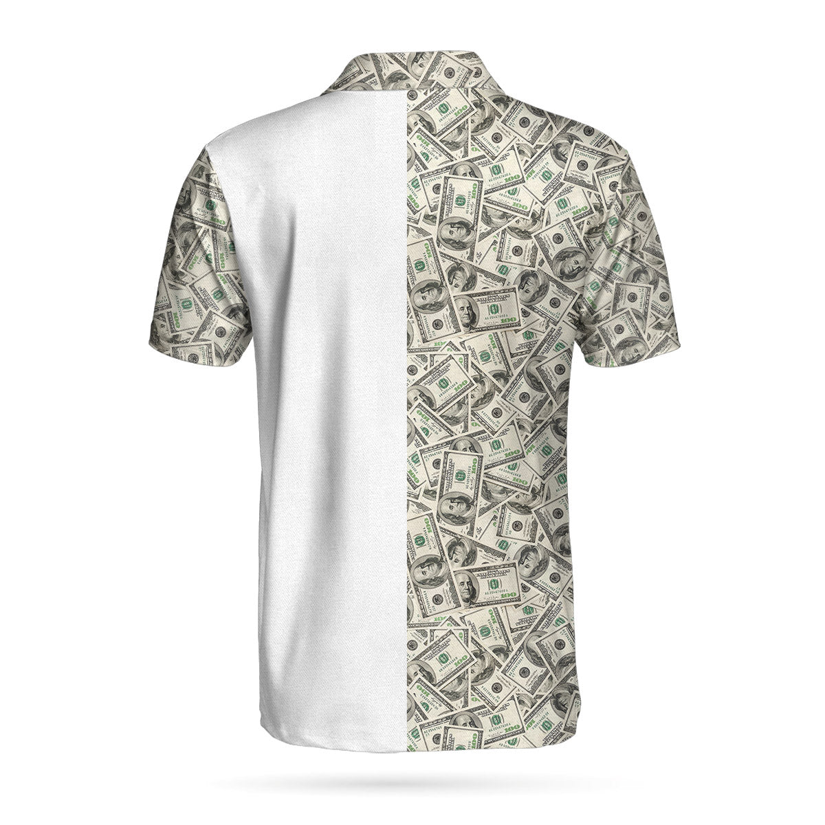Lucky Money Golf Polo Shirt, Golfing Apparel, Golf Clothing, Mens Golf Gift