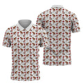 Wildlife Golfing Men's Golf Polo Shirt, Golfing Apparel, Mens Golf Gift