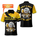 Golf And Beer Personalized Golf Polo Shirt, Golf Shirt, Gift For Golfers