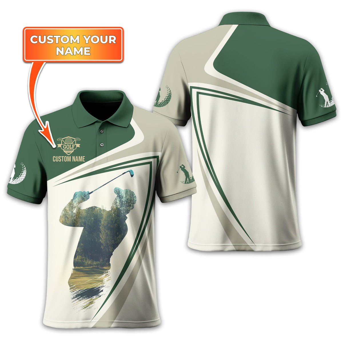 Custom Golf Shirt, Personalized Golf Shirt, Unique Gift For Golfer