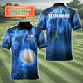 Custom Men's Golf Polo Shirt With Team Name, Golfing Apparel, Gift For Golfers