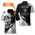I Was One Under Today Personalized Golf Polo Shirt, Golf Shirt For Men, Gift For Golfers