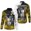 Hello Darkness My Old Friend Custom Golf Shirt, Present For Golfer