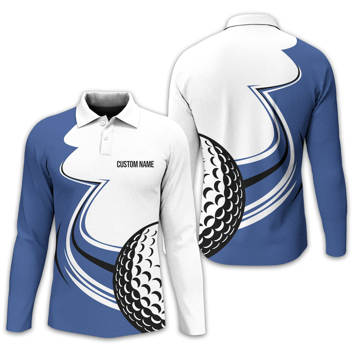 Personalized Golf Polo Shirt, Golf Shirt For Men, Gift For Golfers