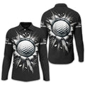 Personalized Black Golf Polo Shirt, Golf Shirt, Gift For Golfers