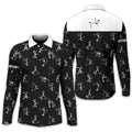 Funny Stick Figure Golf Polo Shirt, Gift For Golfers, Golf Gift For Him