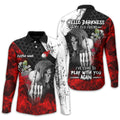 Hello Darkness My Old Friend Custom Golf Shirt, Present For Golfer