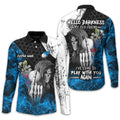 Hello Darkness My Old Friend Custom Golf Shirt, Present For Golfer