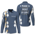 I Made A Bogey Personalized Golf Polo Shirt, Golf Shirt For Men, Gift For Golfers