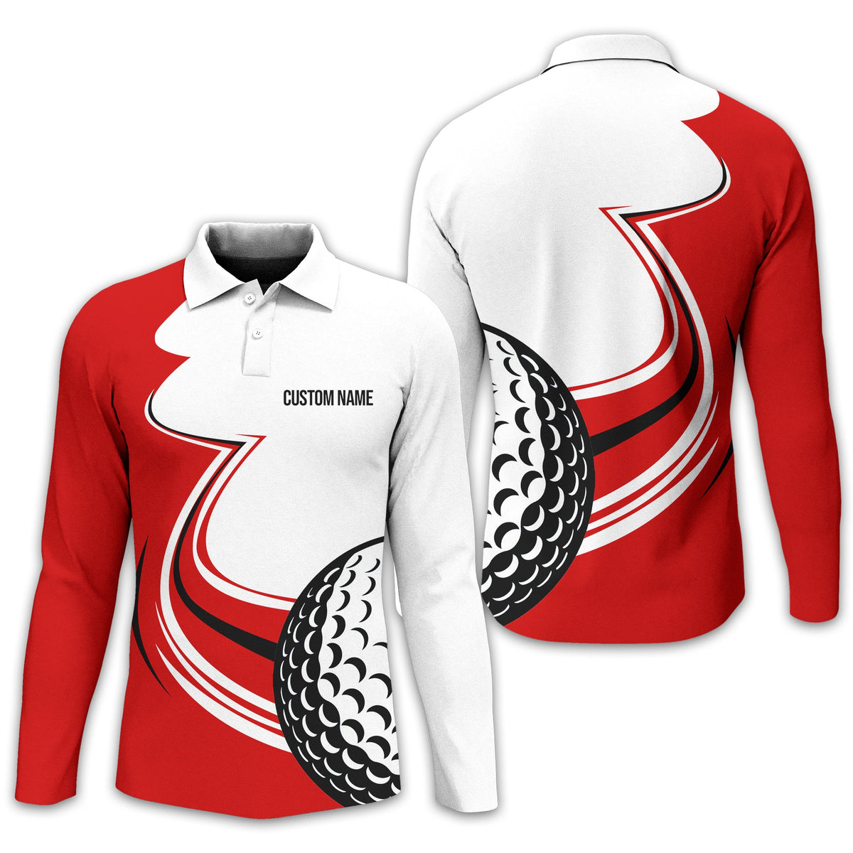 Personalized Golf Polo Shirt, Golf Shirt For Men, Gift For Golfers