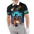 Skull Magician Custom Golf Polo Shirts, Gift For Golfers, Golf Gift Ideas