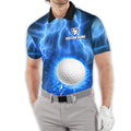 Custom Men's Golf Polo Shirt With Team Name, Golfing Apparel, Gift For Golfers