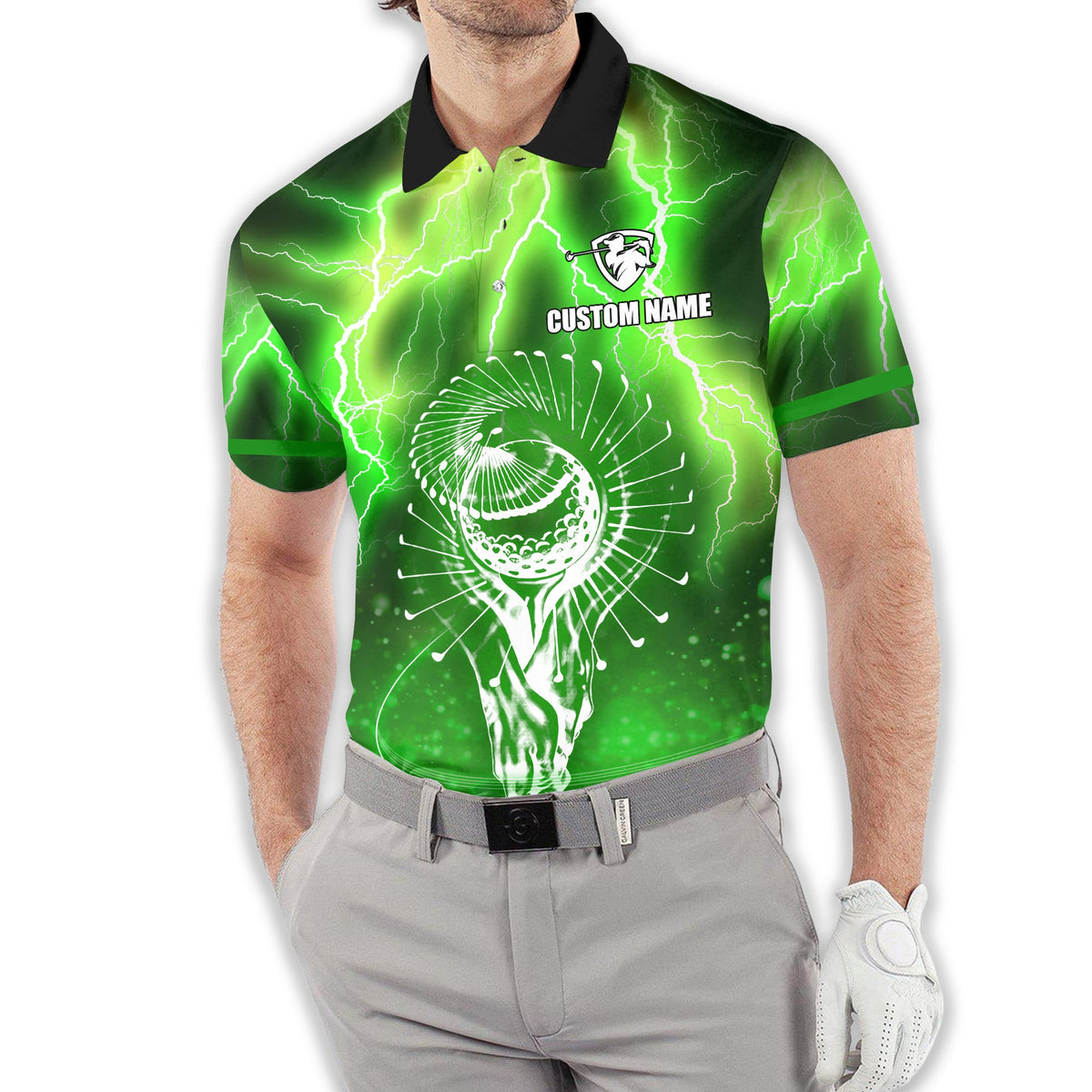 Custom Men's Golf Polo Shirt, Golfing Apparel, Golf Shirt With Team Name, Gift For Golfers