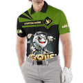 Funny Golf Ball Shirt, Custom Men's Golf Polo Shirt, Golfing Apparel, Funny Golf Polos, Gift For Golfers
