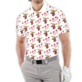 Canada EH? Golfing Men's Golf Polo Shirt, Golfing Apparel, Mens Golf Gift