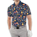 Ron Swanson Men's Golf Polo Shirt, Golfing Apparel, Gift For Golfers