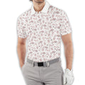 Deadpool Chips and Chimi Men's Golf Polo Shirt, Golfing Apparel, Gift For Golfers