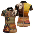 Native Heritage Women's Golf Tops, Native American Ancestry Ladies Golf Polos, Indigenous Peoples Month