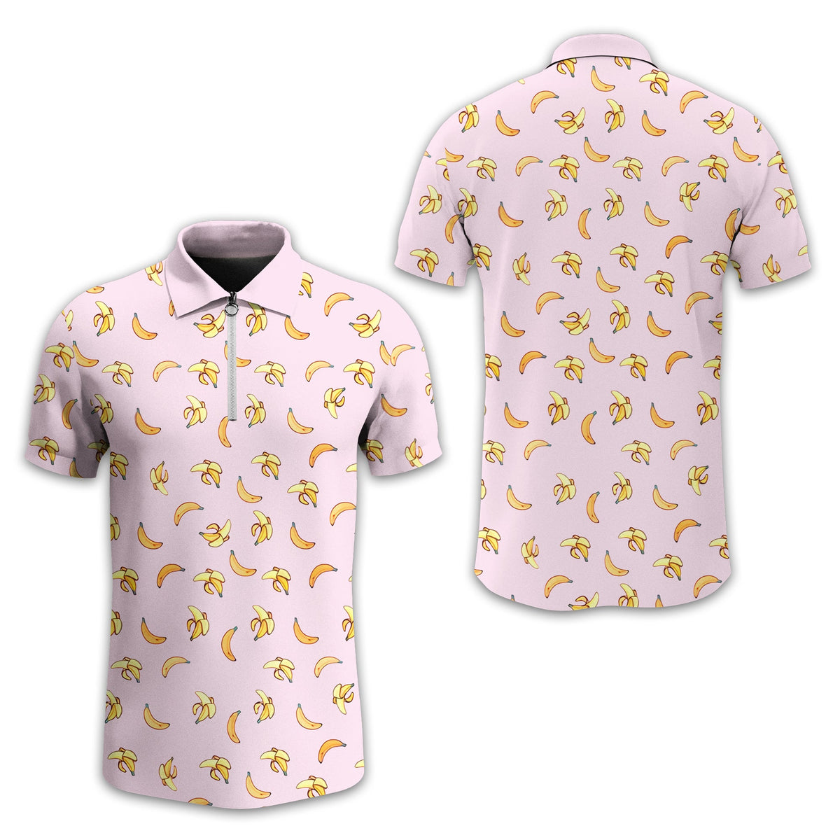 Banana Men's Golf Polo Shirt, Funny Golf Shirt, Gift For Golfers