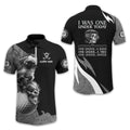 I Was One Under Today Custom Golf Polo Shirt, Skull Golf Shirt, Gift For Golfers, Funny Golf Polo Shirt