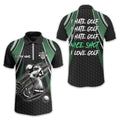 I Hate Golf Custom Men's Golf Polo Shirt, Funny Golf Shirt, Gift For Golfer