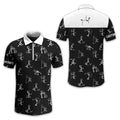 Funny Stick Figure Golf Polo Shirt, Gift For Golfers, Golf Gift For Him