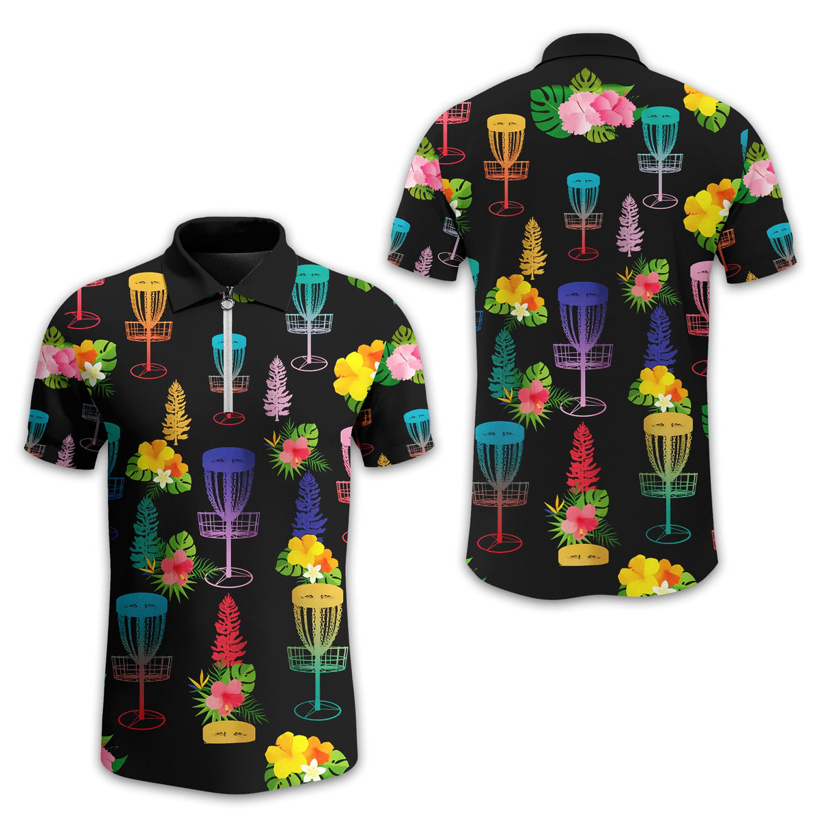 Disc Golf Custom Golf Polo Shirt, Gift For Golfers, Golf Gift For Men