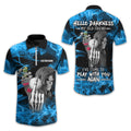 Hello Darkness My Old Friend Personalized Golf Polo Shirt, Golf Shirt For Men, Gift For Golfers