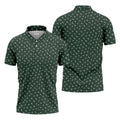 Naughty Position Dark Green Fun Golf Shirts For Men, Valentines Golf Gift, Polo Shirts For Men, Golf Gift For Men